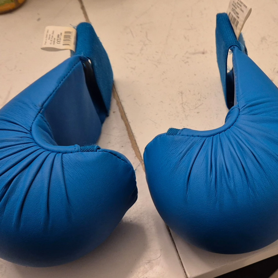 Blå kampsportshandskar från Budo-Nord - 90