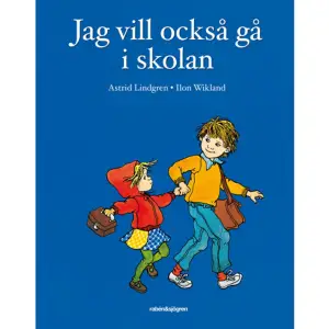 Jag vill också gå i skolan, säger Lena som är fem år. Hon försöker låtsas att hon har en egen skolfröken. Men det skulle gå ännu bättre att låtsas om hon bara visste hur det går till i en skola. Och tänk, en morgon säger hennes storebror Peter att hon får följa med honom och se precis hur det är i hans skola.Nu kommer Astrid Lindgrens och Ilon Wiklands älskade bilderbok i vårt Klumpe Dumpe-bibliotek.    Format Inbunden   Omfång 40 sidor   Språk Svenska   Förlag Rabén & Sjögren   Utgivningsdatum 2018-06-08   Medverkande Jeannette Wigren   Medverkande Ilon Wikland   Medverkande Ilon Wikland   ISBN 9789129707847  