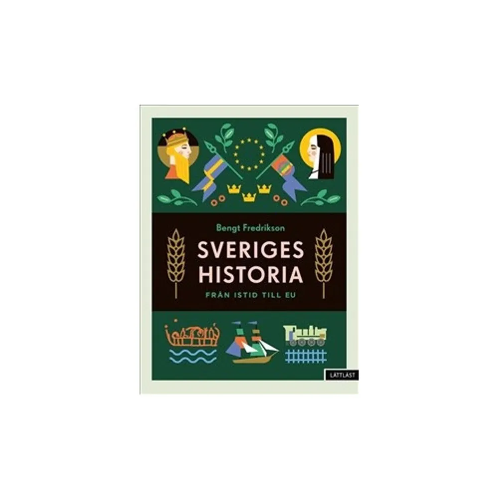 /LÄTTLÄST/Hela Sveriges historia på lättläst! Det här är historien om Sverige. Det är en historia om mäktiga kvinnor och män, krig och mord. Och om vanligt folk, uppror och samarbete. Möt kvinnorna som klädde ut sig till män för att få bli soldater och invandrarna som redan för tusen år sedan kom med sina kunskaper till Sverige. Läs om när svenskarna flydde och när landet fick sina första tonåringar. Och om hur det fattiga landet blev rikt. I denna rikt illustrerade faktabok berättar Bengt Fredrikson medryckande om de händelser och personer som har gjort Sverige till det land vi lever i idag. Du får följa med på en 15 000 år lång resa från istiden fram till året då Sverige gick med i EU.    Format Inbunden   Omfång 288 sidor   Språk Svenska   Förlag LL-förlaget   Utgivningsdatum 2019-04-09   ISBN 9789188073594  . Böcker.