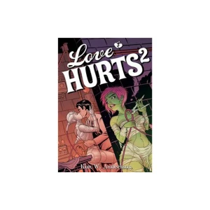 Love Hurts 2 (häftad) - Vad gör du när du vunnit första pris i lotteriet, men bara vill rymma med tjejen i den stora björnkostymen? Hur mördar du bäst folk som pratar på biografen och hur ska du lyckas göra dig av med den där irriterande rymdh­jälten, när han tillverkat tre kloner av sig själv?Love Hurts är serienoveller på temat olycklig kärlek som tar dig genom ett färgsprakande universum av populärkulturella referenser. Du möter allt från kärlekskranka robotar och hämndlystna superhjältar till galna nät­dejtare och amazoner från främmande dimensioner.Kim W. Anderssons unika Love Hurts-serier publicerades för första gån­gen 2005 i serietidningen Nemi och har sedan dess charmat en ständigt växande publik, både i Sverige och i USA.    Format Häftad   Omfång 132 sidor   Språk Svenska   Förlag Kolik förlag   Utgivningsdatum 2014-01-28   Medverkande David Olgarsson   Medverkande Fabian Göranson   Medverkande Kim W. Andersson   Medverkande Kim W. Andersson   ISBN 9789186509354  