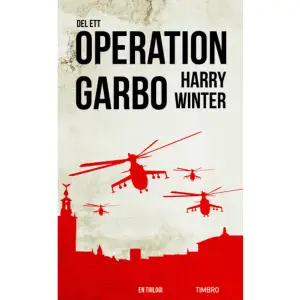 OPERATION GARBO EN TRILOGI DEL 1 Statsministern sade inget på en halv minut. Så talade han sakta: - Vi har tydligen snart kriget över oss. - Nej, svarade ÖB. Det har redan börjat. Året var 1992. Kriget kom inte som en blixt från en klar himmel. Medan Nils och Katarina seglade för lättjefulla högsommarbrisar tätnade krismolnen i Sovjetimperiet. I desperation iscensatte ledarna i Kreml Operation Garbo. Ändå kom angreppet som en chock för Sverige. I det längsta vägrade svenskarna tro på varningarna. De gjorde alltför lite alltför sent.Hur gick det? Stod politikerna pall? Vad hände när Gustaf Näsströms kustkorvett, Johan Schewenfeldts Viggendivision och Figge Strandlunds skyttebataljon mötte den väl förberedda fienden? Hur länge kunde Sverige hålla ut? Fick vi någon hjälp? I Arvfurstens palats och Vita huset, i Kreml och i det svenska högkvarteret, i Visby stift och i Berlins spioncentraler, på Västergötlands flygbaser, Upplands slätter och Stockholms skärgård utspelas denna thriller. Harry Winter har varit med förr och vet vad han talar om. Operation Garbo 1 inleder Harry Winters berättelse om när kriget kom till Sverige.    Format Pocket   Omfång 377 sidor   Språk Svenska   Förlag Timbro   Utgivningsdatum 2014-12-08   Medverkande Emy Eriksson   ISBN 9789187709517  