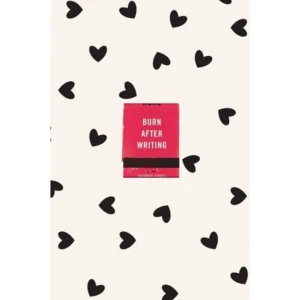 Burn After Writing (Hearts) (pocket, eng) - The national bestseller.Write. Burn. Repeat. Now with new covers to match whatever mood you're in."This book has made me laugh and cry, filled me with joy, and inspired me." -TikTok user camrynbanksInstagram, WhatsApp, Snapchat, TikTok, VSCO, YouTube...the world has not only become one giant feed, but also one giant confessional. Burn After Writing allows you to spend less time scrolling and more time self-reflecting. Through incisive questions and thought experiments, this journal helps you learn new things while letting others go. Imagine instead of publicly declaring your feelings for others, you privately declared your feelings for yourself?Help your heart by turning off the comments and muting the accounts that drive you into jealousy for a few moments a night. Whether you are going through the ups and downs of growing up, or know a few young people who are, you will flourish by finding free expression--even if through a few tears!Push your limits, reflect on your past, present, and future, and create a secret book that's about you, and just for you. This is not a diary, and there is no posting required. And when you're finished, toss it, hide it, or Burn After Writing.     Format Pocket   Omfång 147 sidor   Språk Engelska   Förlag Penguin USA   Utgivningsdatum 2021-10-05   ISBN 9780593421789  