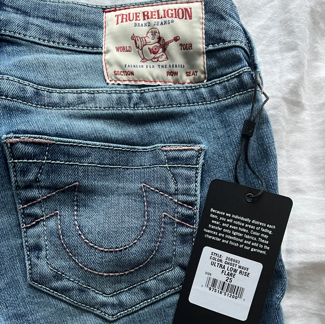 Blå bootcut jeans från True Religion - 3