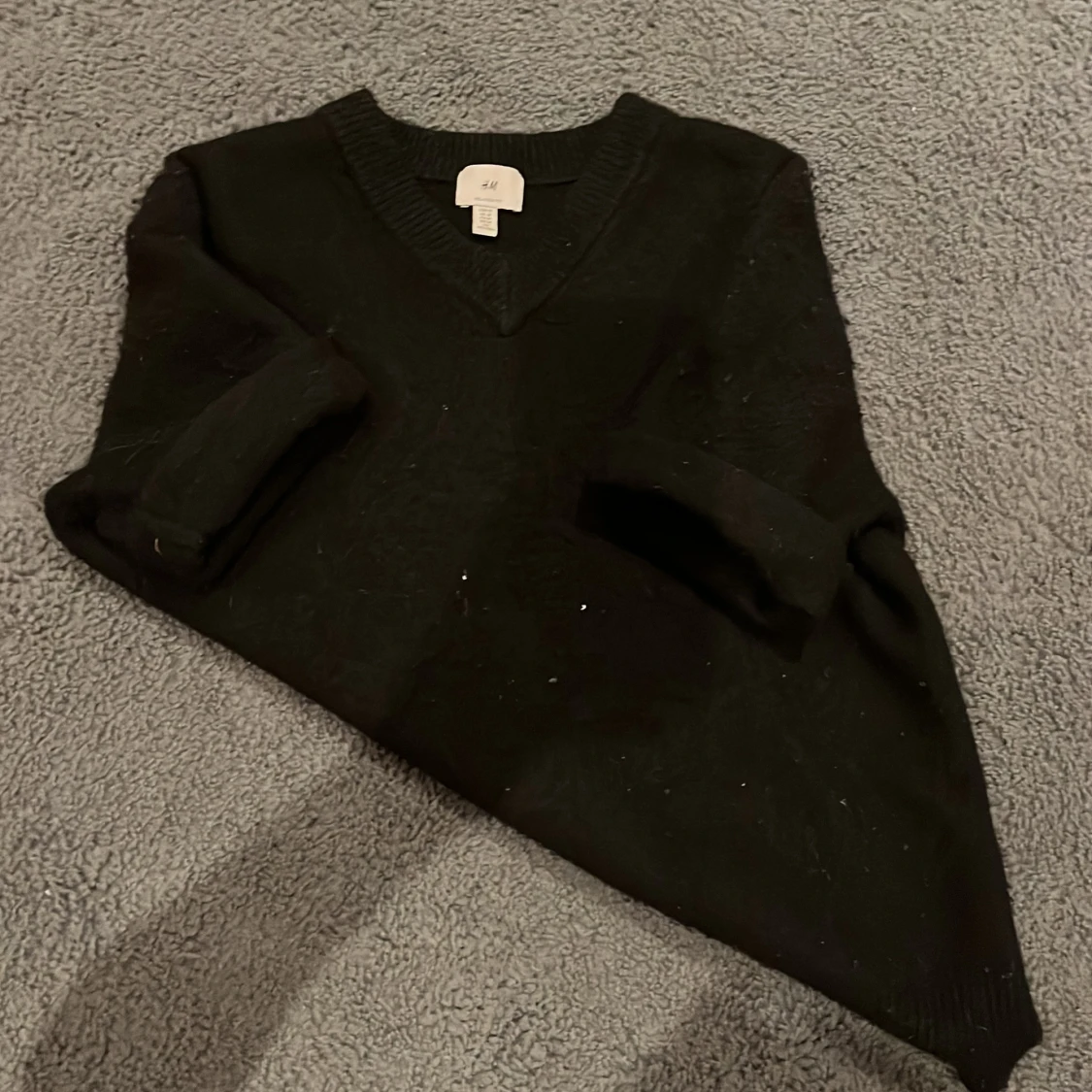 Svart kortärmad tröja från H&M - 4