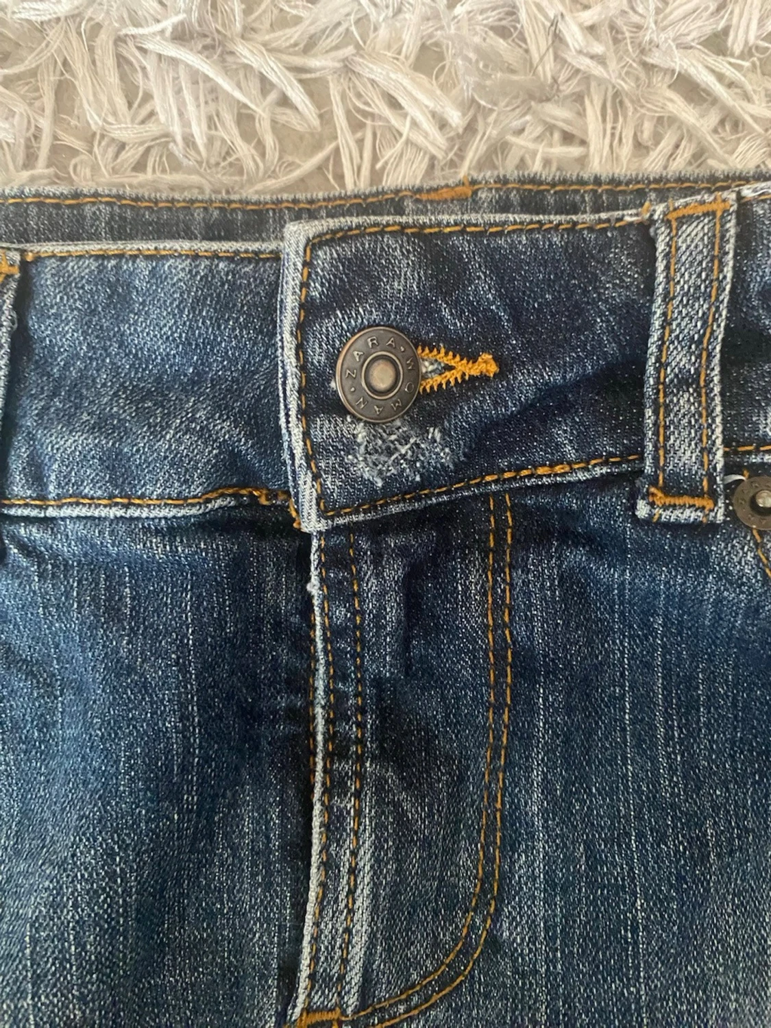 vintage jeans kjol  - 3