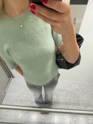 Ljusgrön stickad topp - Superfin ljusgrön stickad topp!!! 🥝🥝