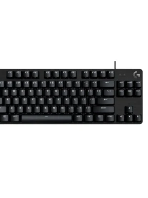 Svart mekaniskt tangentbord Logitech TKL SE - Snyggt svart mekaniskt tangentbord från Logitech med kompakt design och numerisk del. Logitech TKL SE har en stilren look med tydliga vita tecken på knapparna och ansluts med kabel. Perfekt för gaming eller arbete vid datorn.