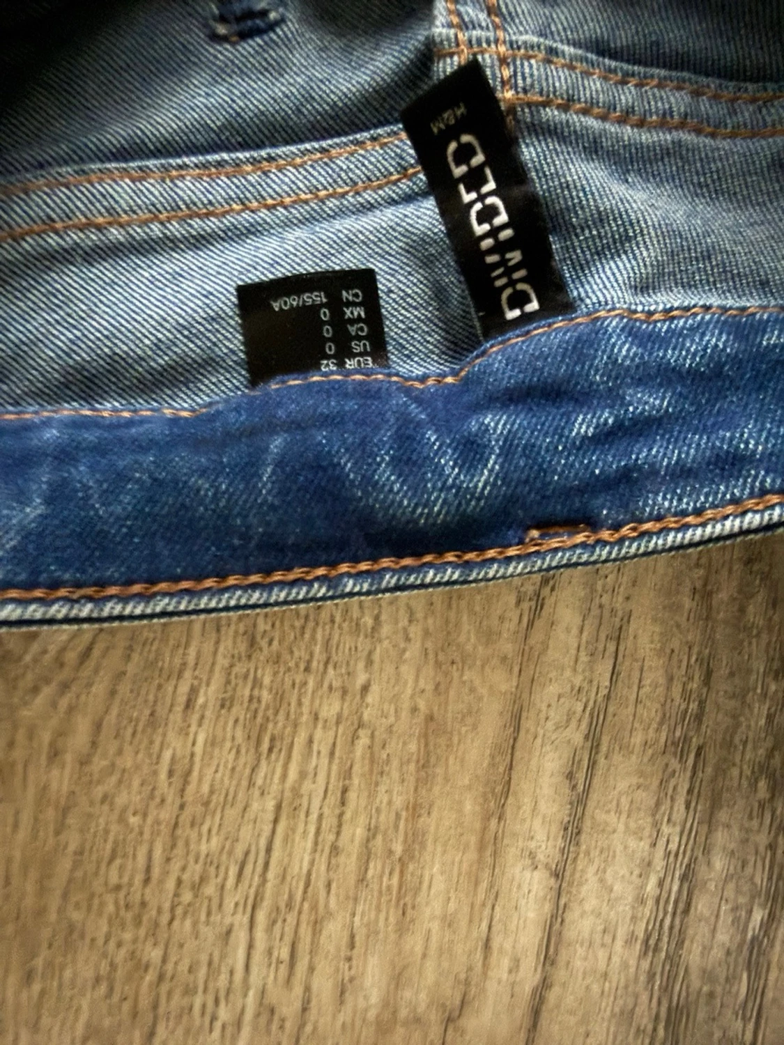 Mörkblå bootcut jeans - 2