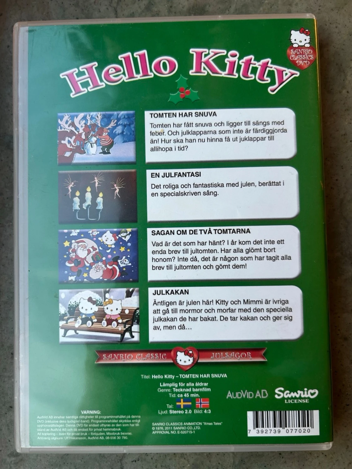 Hello Kitty: Tomten har snuva DVD - 1