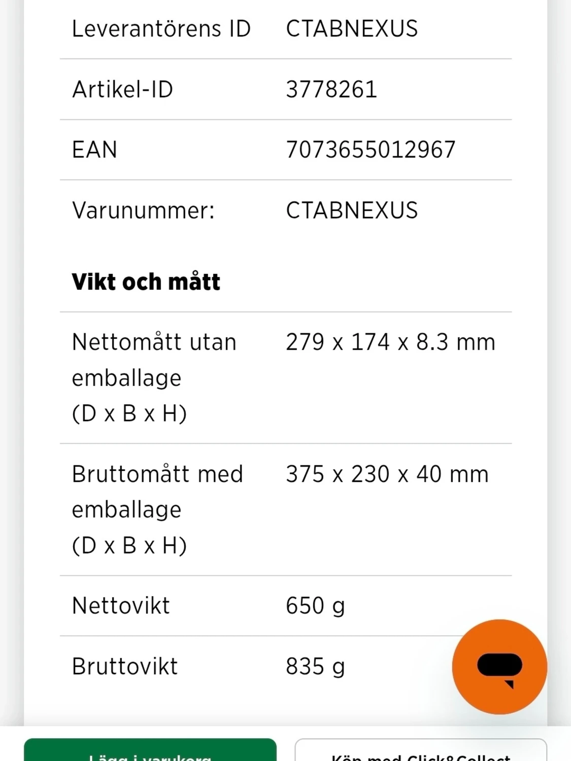 Helt ny Cepter Tab Nexus 12" (4/64 GB) – Oöppnad med kvitto - 6