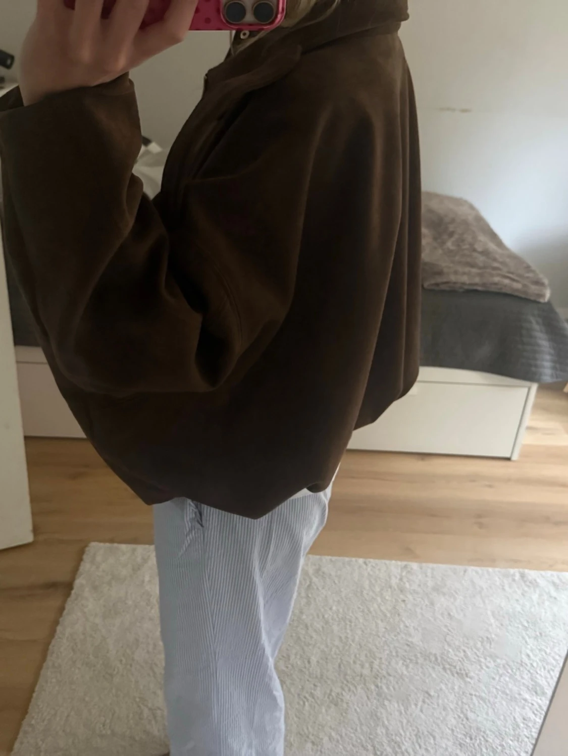 Brun oversized mockajacka - 3
