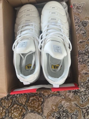 Vita låga sneakers med transparent sula - Säljer ett par helvita sneakers med chunky, transparent sula och snygga detaljer på ovandelen. Skorna har snörning och en modern, sportig look. Tillverkade i syntetmaterial och mesh för bra komfort och stil. Perfekta för dig som vill sticka ut med dina skor.