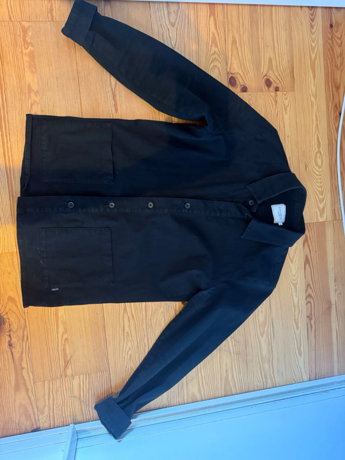 Svart overshirt - 1