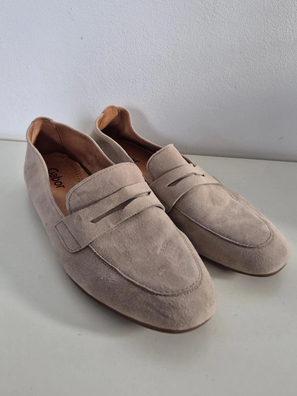 Gabor mocka loafers stl UK 5 innermått 24 cm - 2