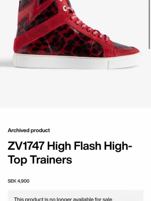 Zadig Voltaire  - Säljer dessa skor från Zadig Voltaire som kostar 5000 kr på deras hemsida och som sällan är använda 