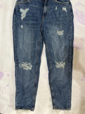 Blå Jeans  - Blåa jeans byxor 