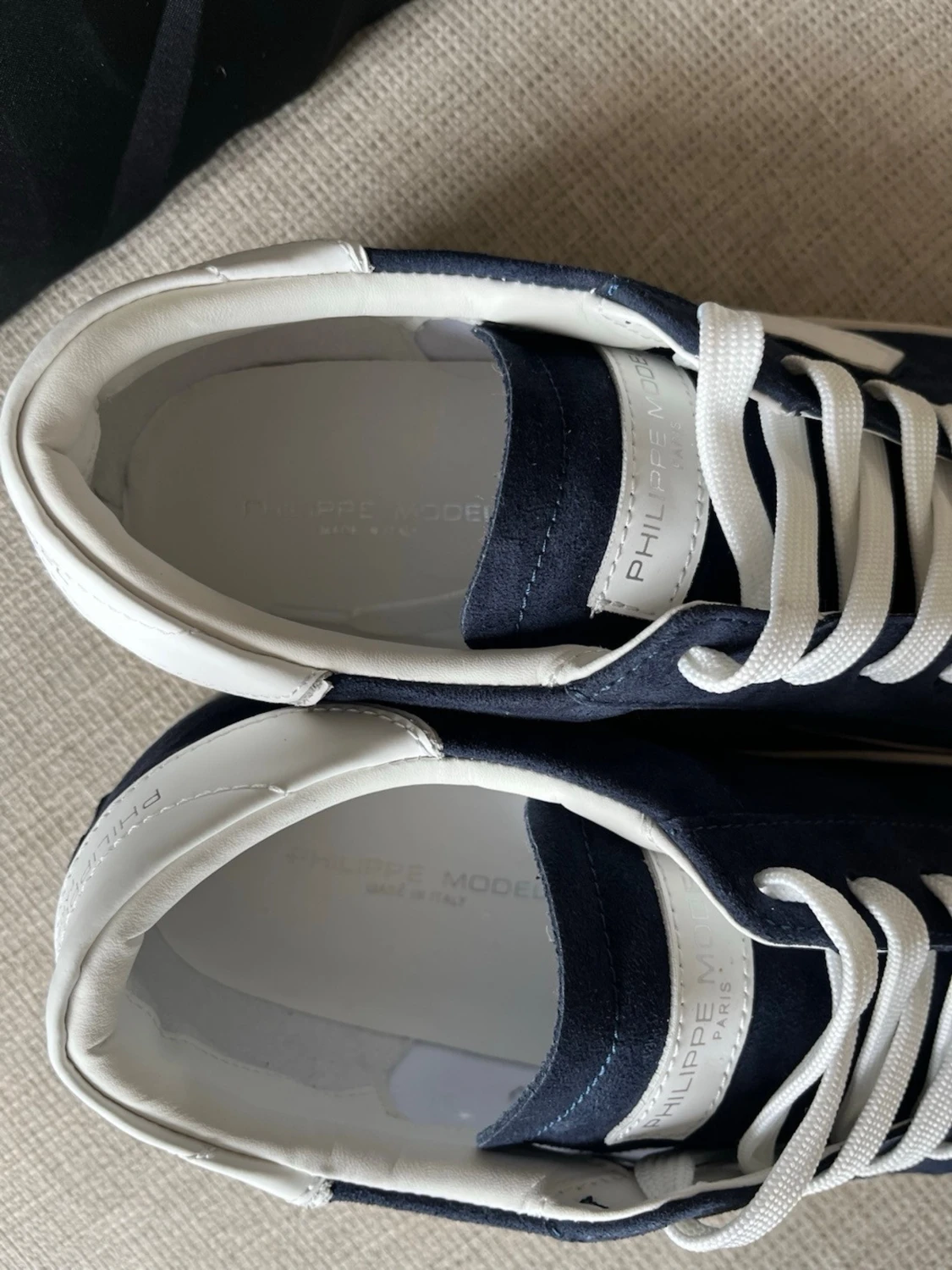 Philippe Model blåvita sneakers - 2