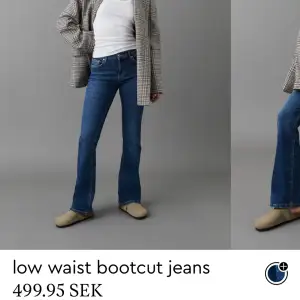 Såå fina lågmidjade bootcut jeans från Gina Tricot💗💗