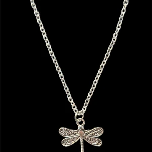 Trollslända halsband - Silver halsband, nickelsäkert och handgjorda  Säljer aldrig smycken som är använda