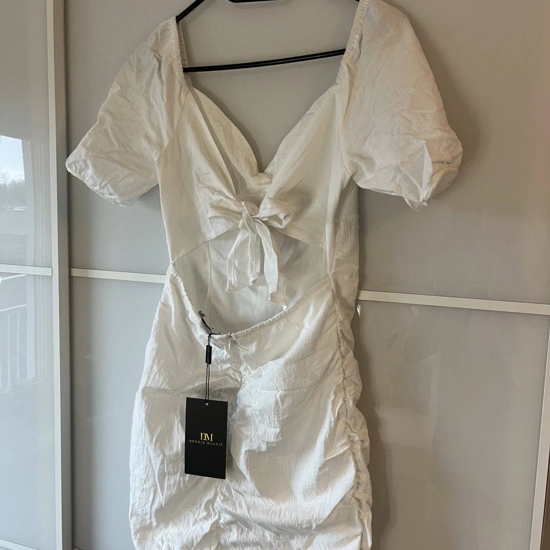 Vit student/sommarklänning - 90