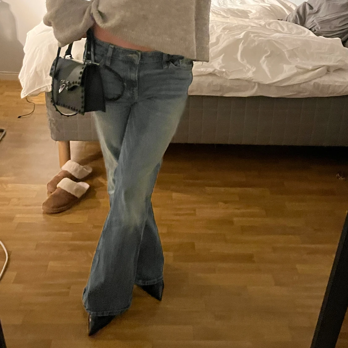 Jeans Lågmidjade bootcat 