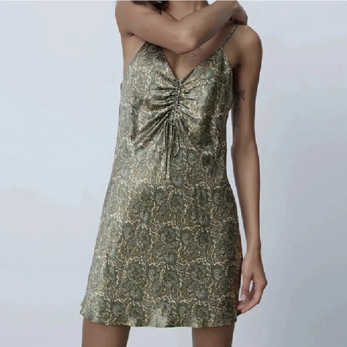 Grön klänning zara - 90