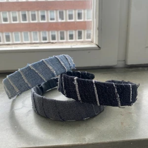 Diadem utan studs - Diadem ut av jeans material utanför studs