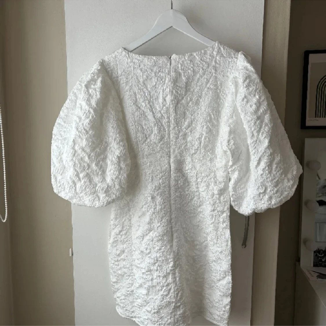 Vit sommarklänning  - 90