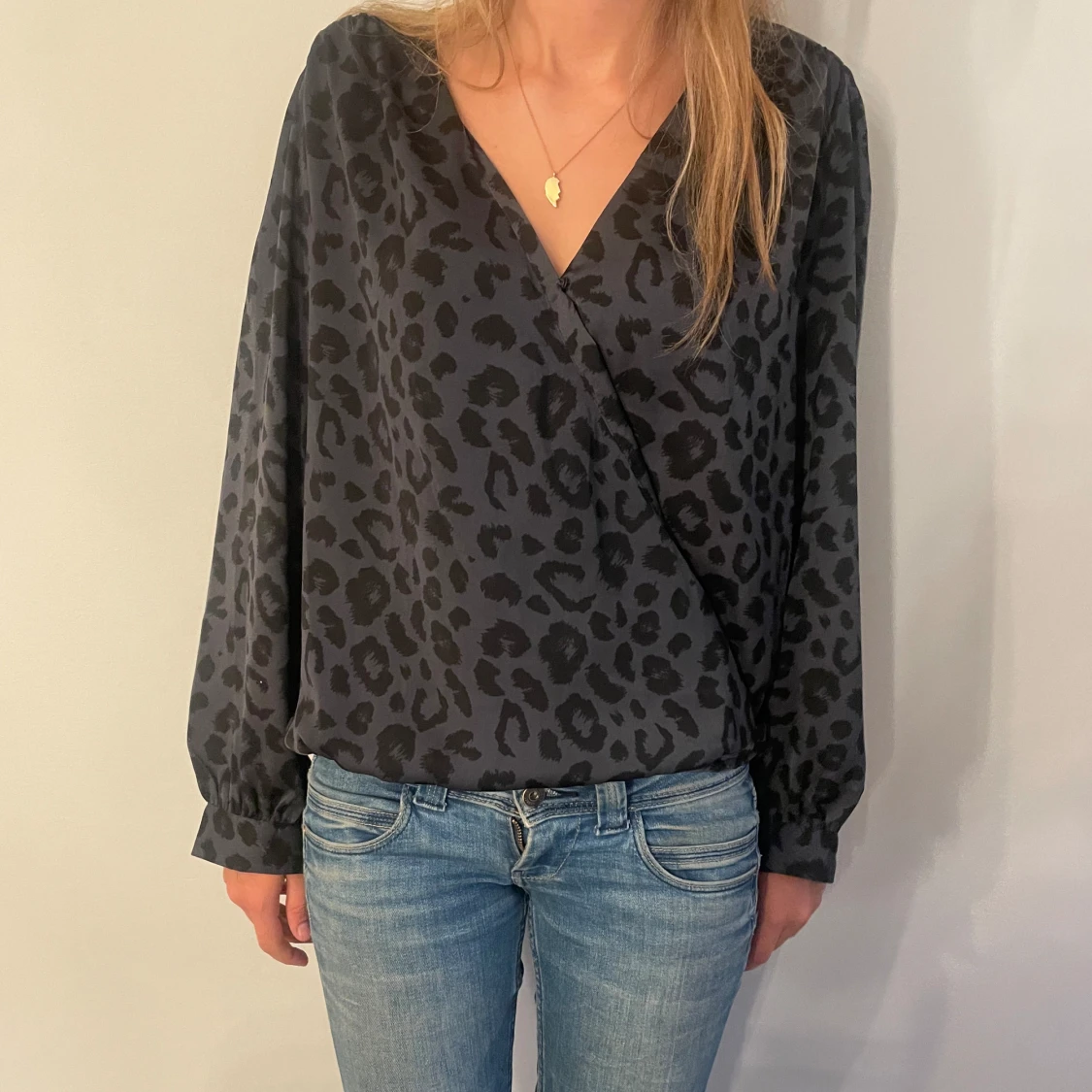 Leopard mönstrad blus - 90