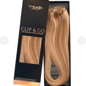 Pozehair löshår - (NYPRIS 1500kr)Säljer mitt oanvända löshår i färgen whipped cream mix pga jag har köpt ett pack för mycket! Löshåret är 40 cm långt och kommer i paketet den kom i, för mer bilder på löshåret kontakta mig privat ✨💞