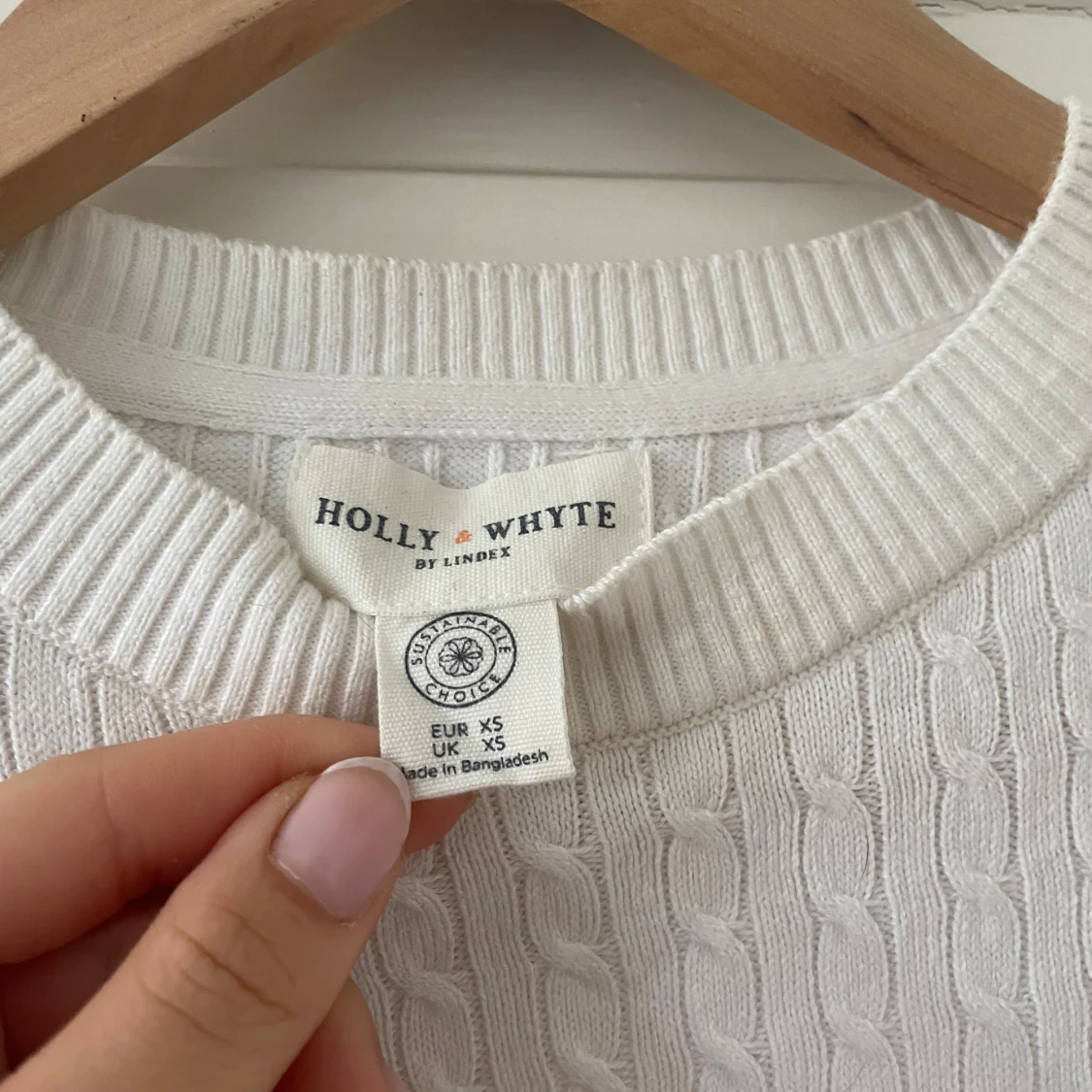 Kabelstickad tröja - 90