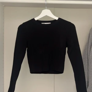 Svart långärmad - En svart långråmad lite kortare tröja från Zara, nästan aldrig använd. Storlek M. 