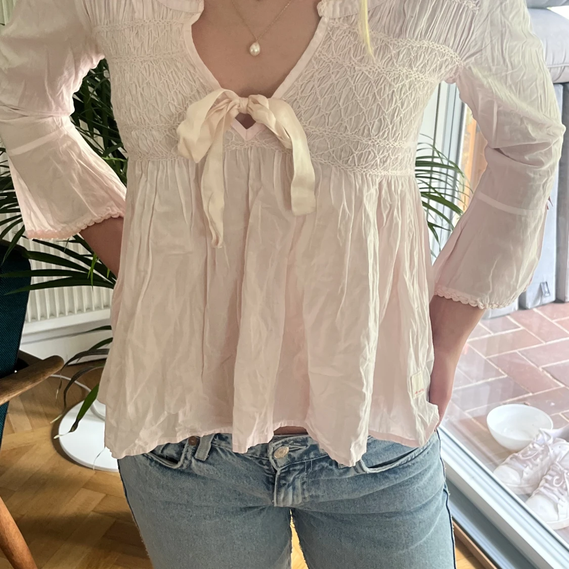 Ljus rosa blus från odd Molly  - 90