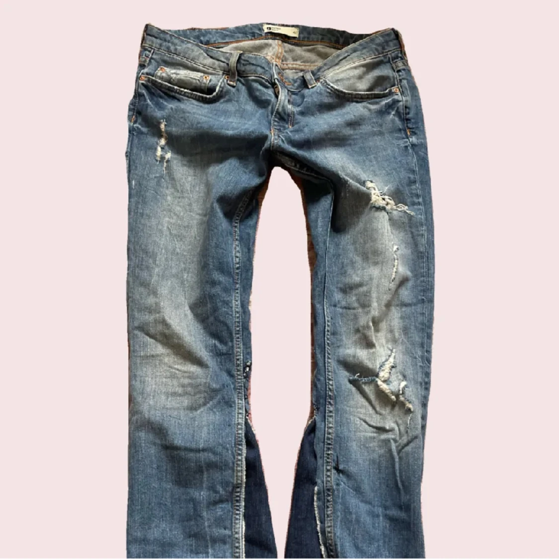 Lågmidjade jeans