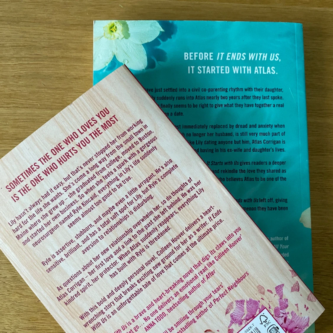 Colleen Hoover böckerna:”It starts with us” & ”It ends with us” - 91