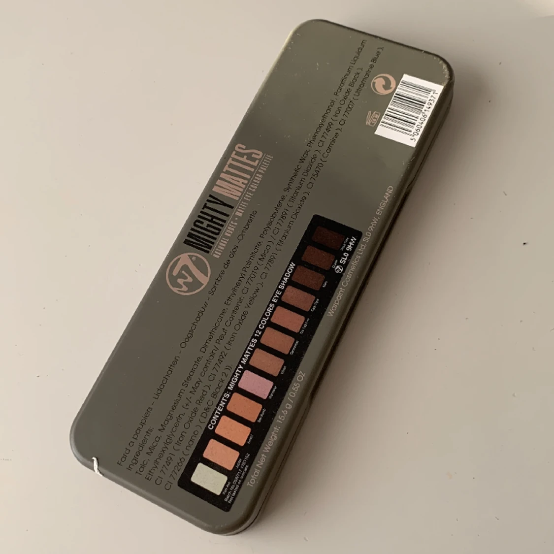 Mighty mattes 12 colors eye shadow W7 - 91