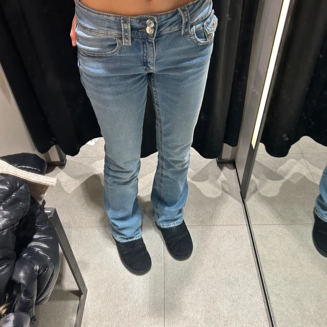 Lågmidjade jeans - 2