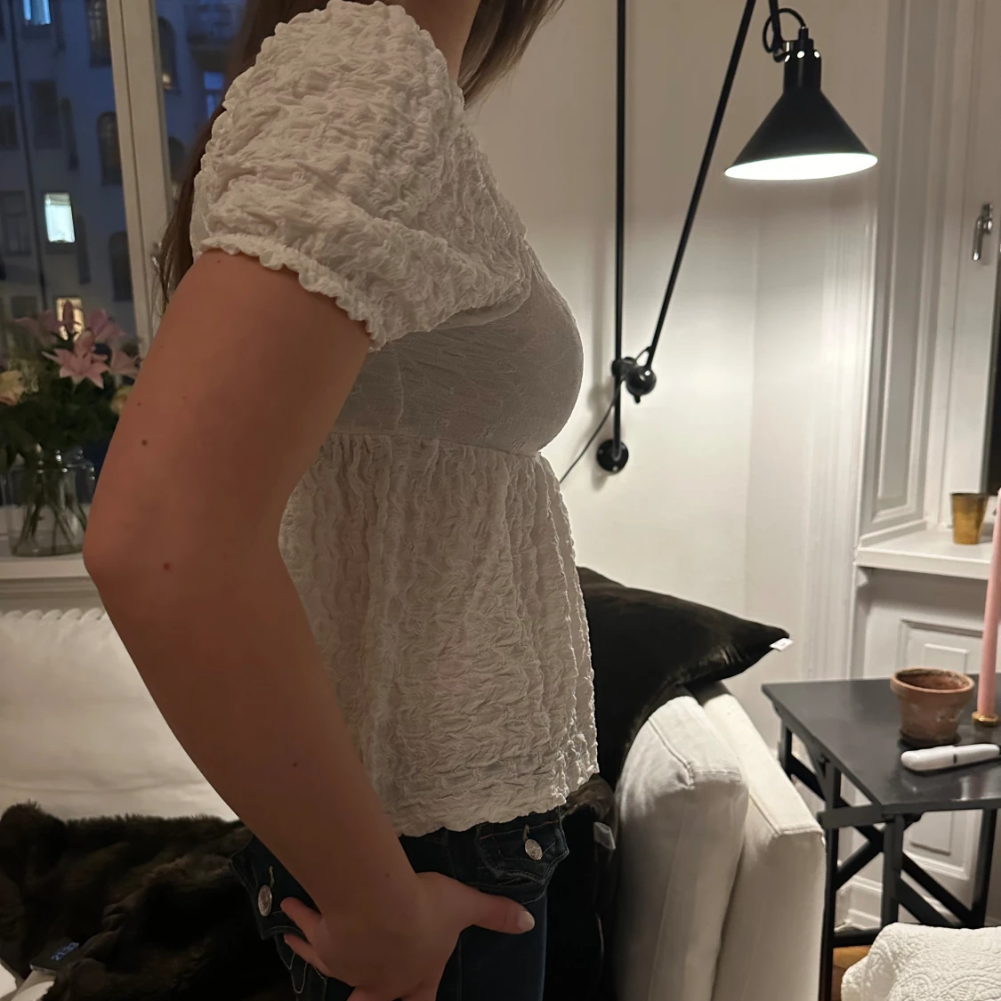 Vit sommar topp - 91