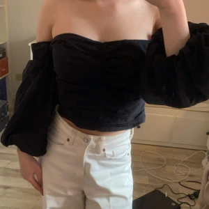 GINA Odette offshoulder top - SISTA 2 bilderna är LÅNADE fr Ginas hemsifa. Offshoulder topp fr Gina med ballongärmar. Superfin topp köpt 2019/2020 tror jag och endast använd 1 gång. Kund står för frakt och pris kan alltid diskuteras💕