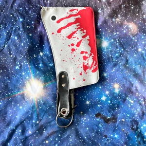 Kreepsville 666 handväska  - Handväska från Kreepsville 666 Ca 27 x 18 x 13 cm  Använd, lädret flagnar lite kring handtaget, annars i fint skick!