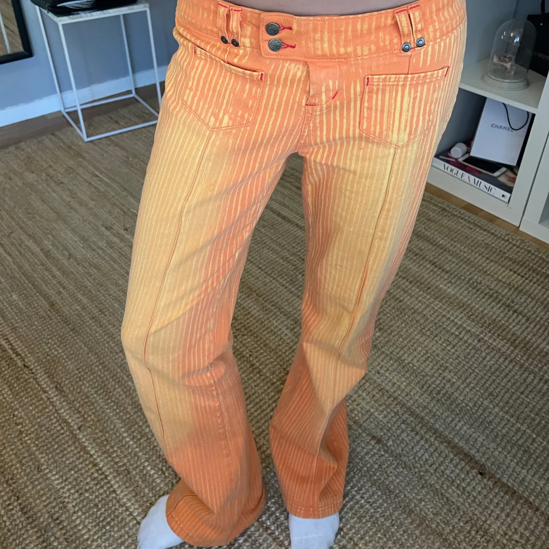 Orange coola jeans