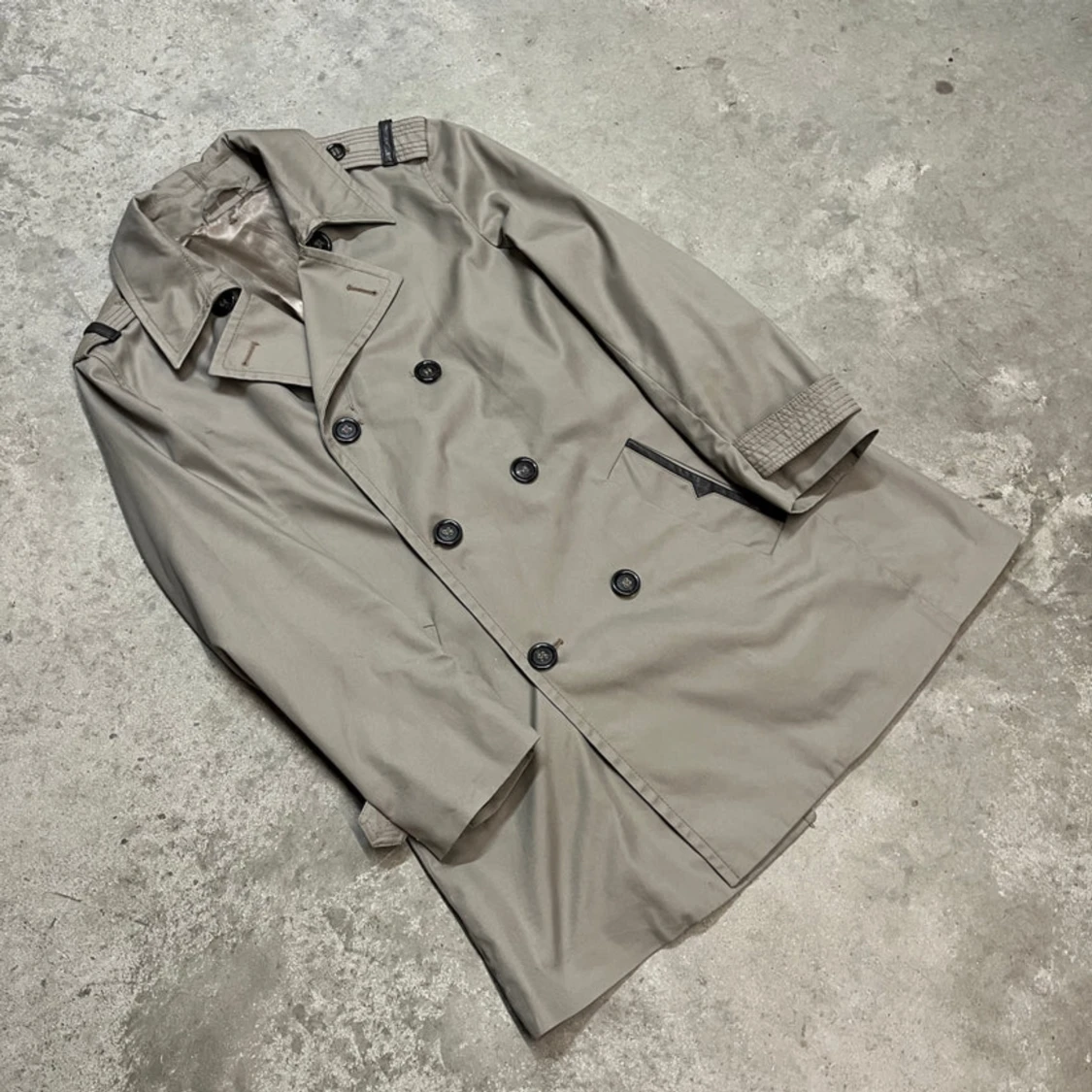 Versace Silk Lined Tranch Coat