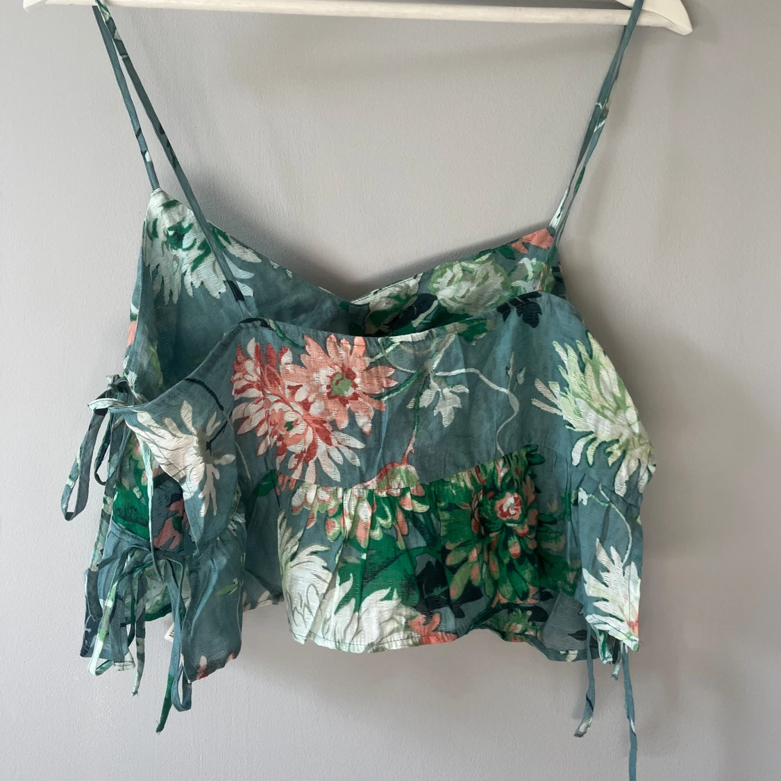 Somrigt kort blus linne - 90