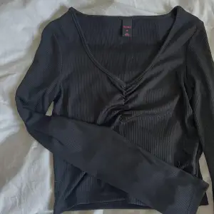 Säljer min svarta långärmade tröja i storlek S. Aldrig använd och säljer då den är för liten. Pris kan diskuteras💓
