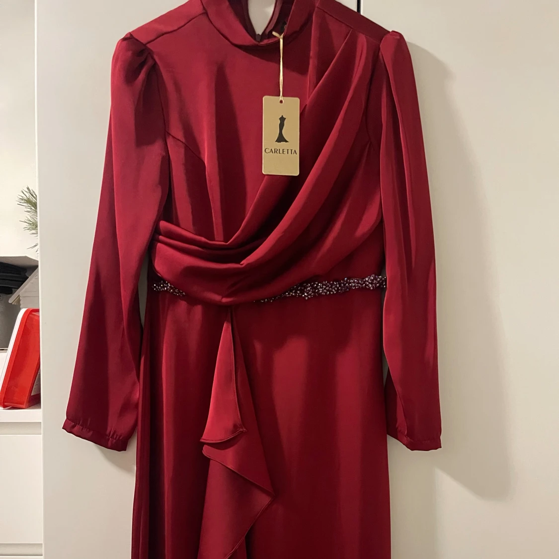 Red evning dress - 90