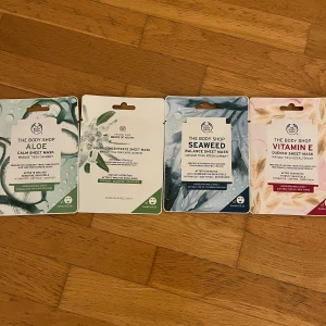 4 Ansiktsmasker The Body Shop - 85kr för alla 4!🫶