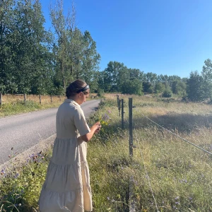 Monki volang klänning  - Storlek XS men stor i storleken Använd fåtal gånger 