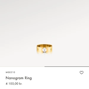 Louis Vuitton ring  - Intressekoll på min Louis Vuitton ring. Fick den i 18 års present men är fel storlek och va försent och lämna tillbaka. Det vill säga att ringen aldrig är använd. Kostar 4100 ny. 