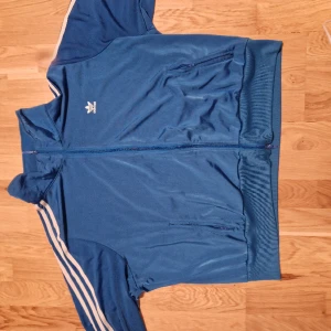 Blå adidas  - Knappt använd, blå adidas windbreaker