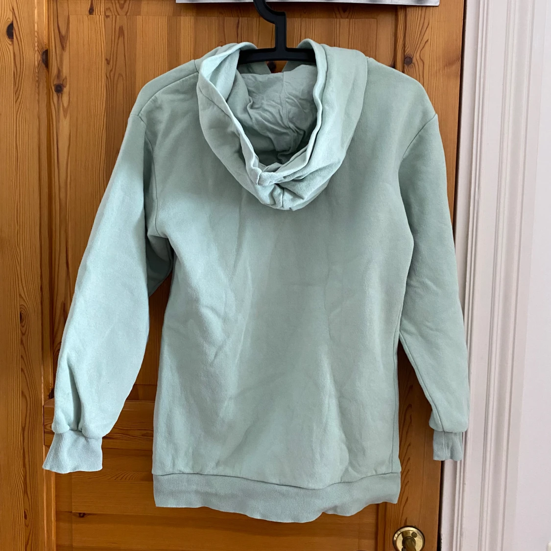 Ljusgrön/mint hoodie  - 90